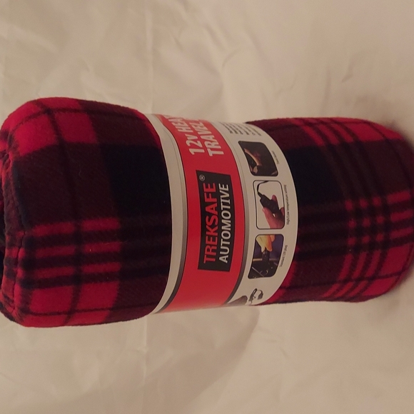 Treksafe Other Heated Travel Flannel Blanket Poshmark